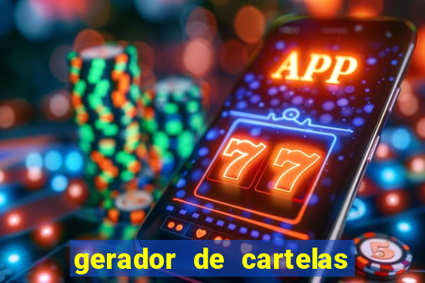 gerador de cartelas de bingo 1 a 99